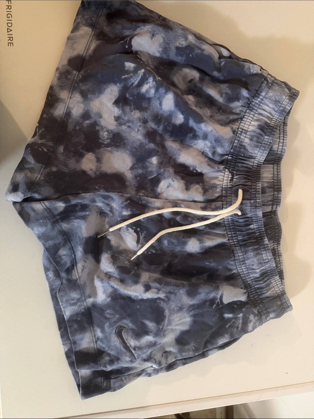 Nike women’ Tie-Dye Athletic Shorts - purple /Gray